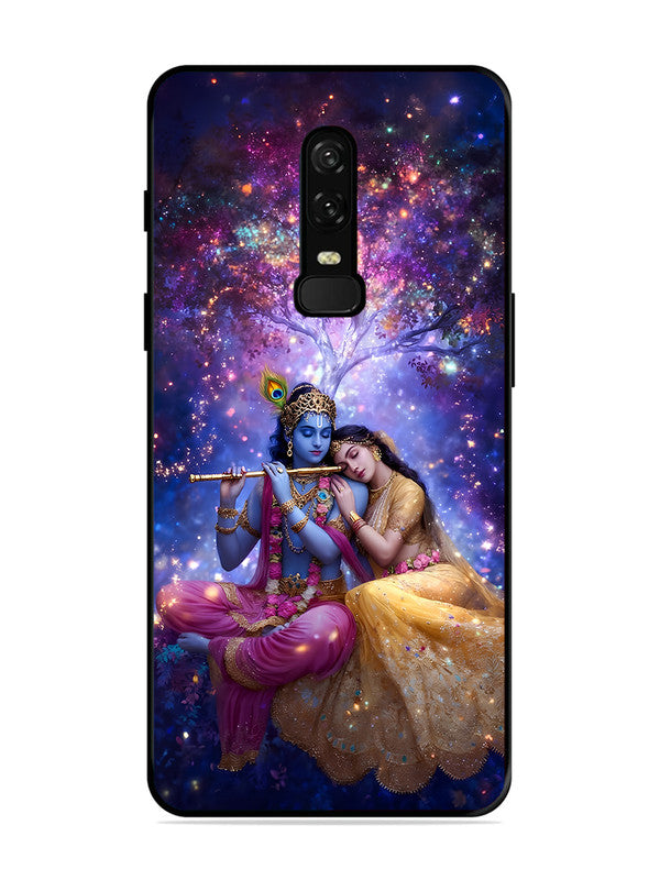 OnePlus 6 Radha Krishna Enjoying Flute