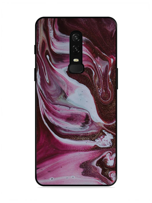 OnePlus 6 Pink And Golden Marble