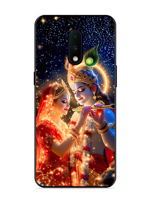 OnePlus 7 Radha Krishna posing with flute