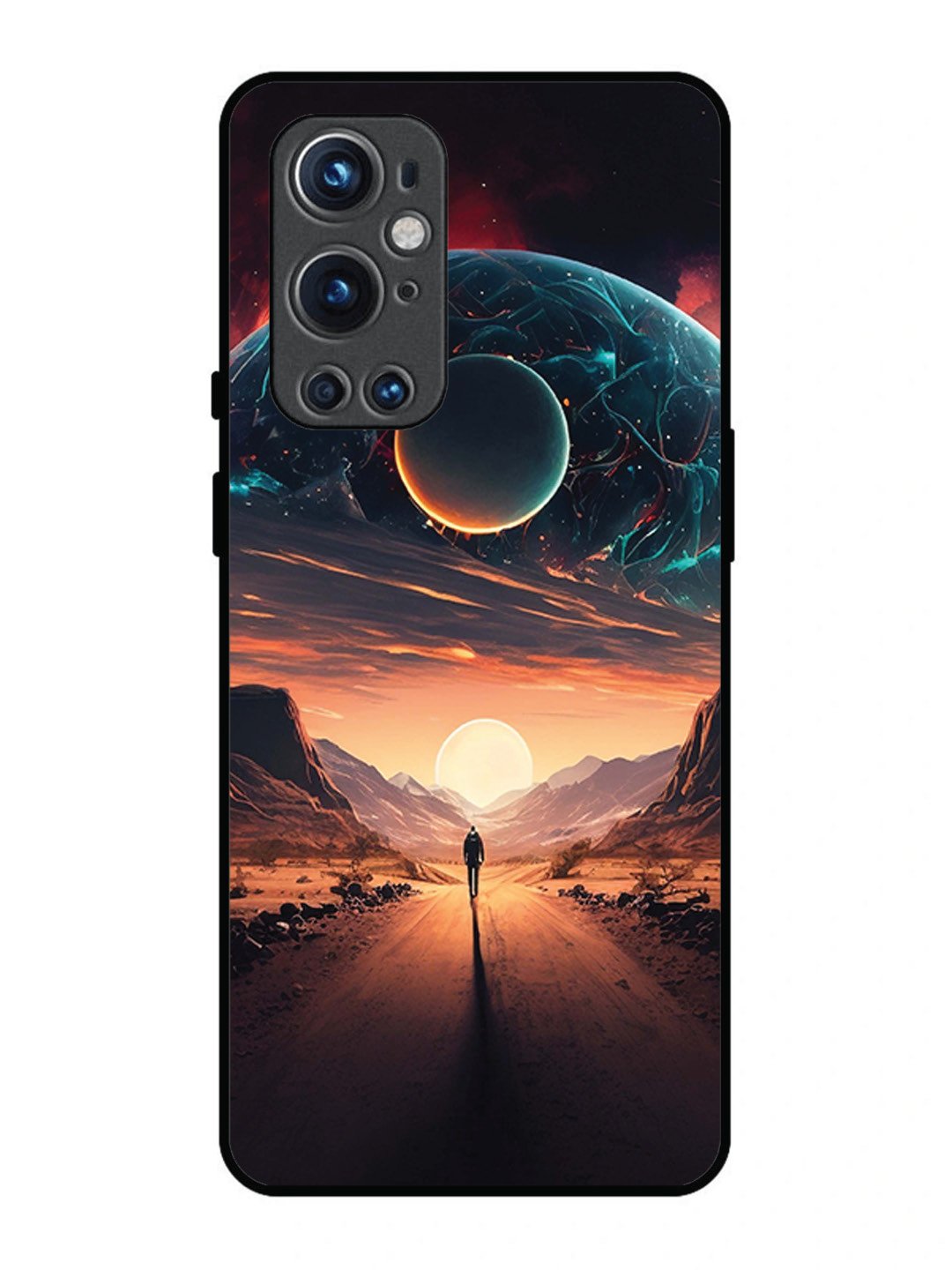 OnePlus 9 Pro Sunset with space scene