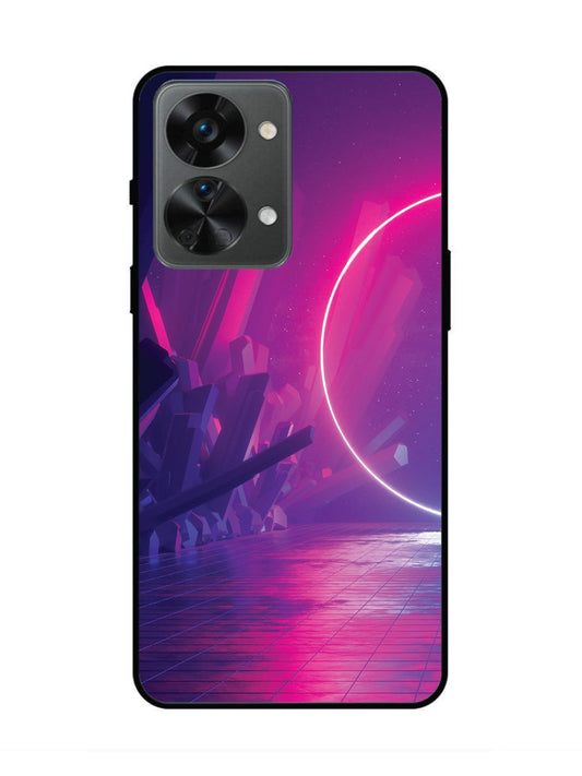 oneplus nord 2t 5g abstract with Neon Light