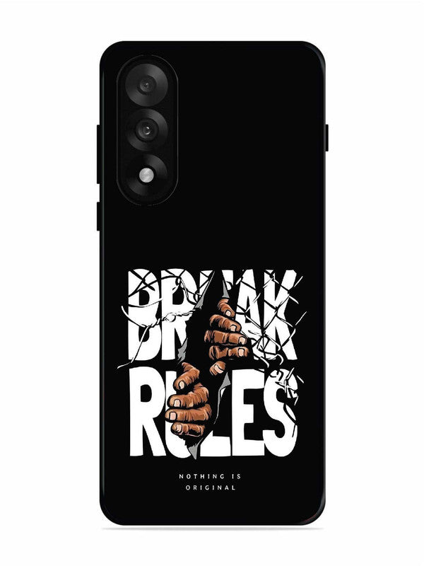OnePlus Nord 5 5G Break Rules Gritty Typography Art