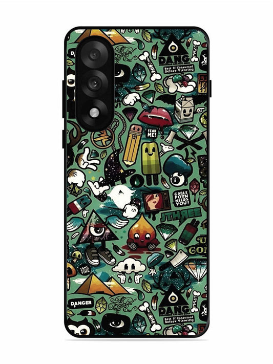 OnePlus Nord 5 5G Pop Art Doodle Graffiti Collage