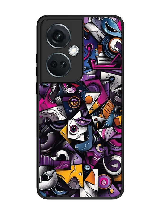 OnePlus Nord CE 3 Lite Abstract Geometric Graffiti Chaos