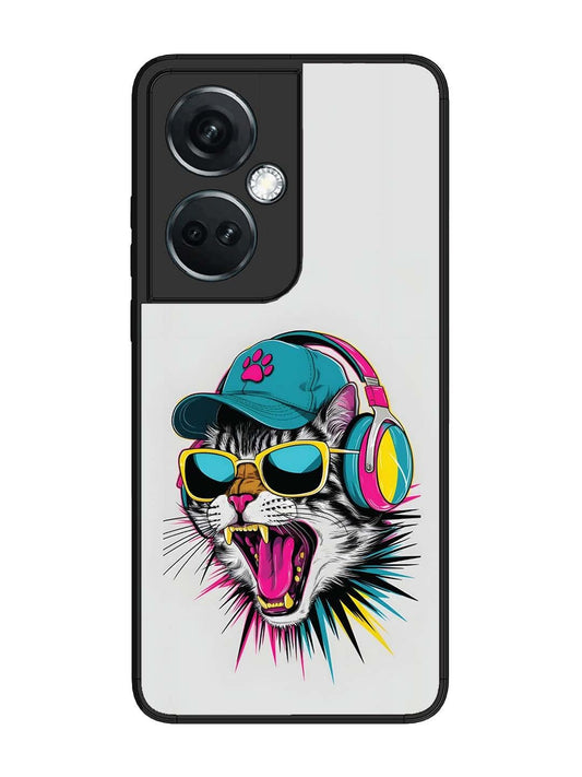 OnePlus Nord CE 3 Lite Neon Pop Art DJ Cat Vibe