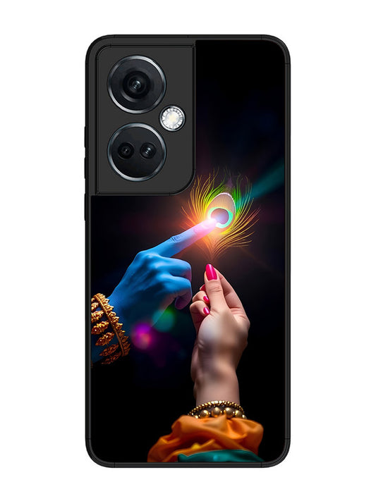 OnePlus Nord CE 3 Lite Radha Krishna touching feather