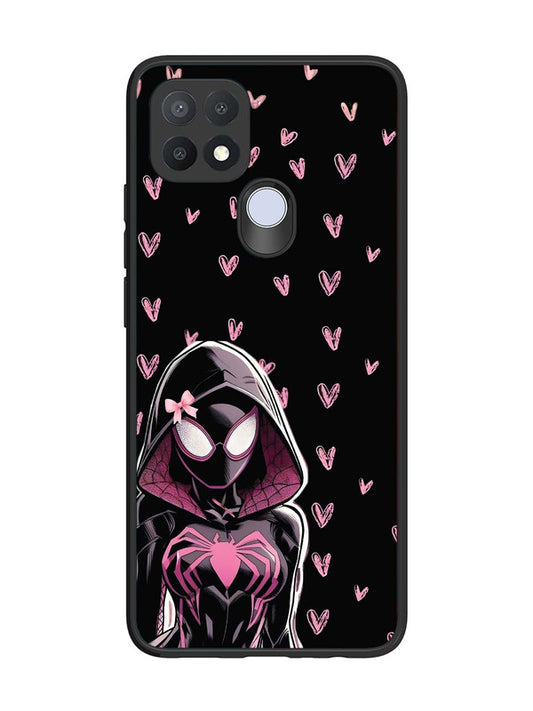 Oppo A15 Spidergirl with hearts
