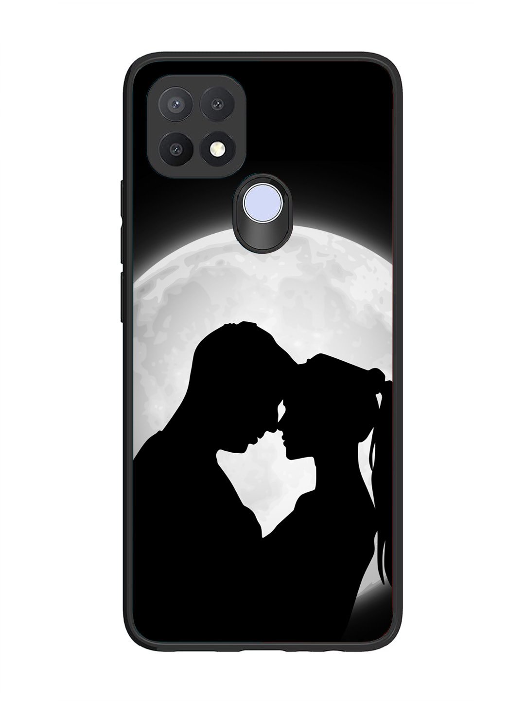 Oppo A15 Couple on Moon