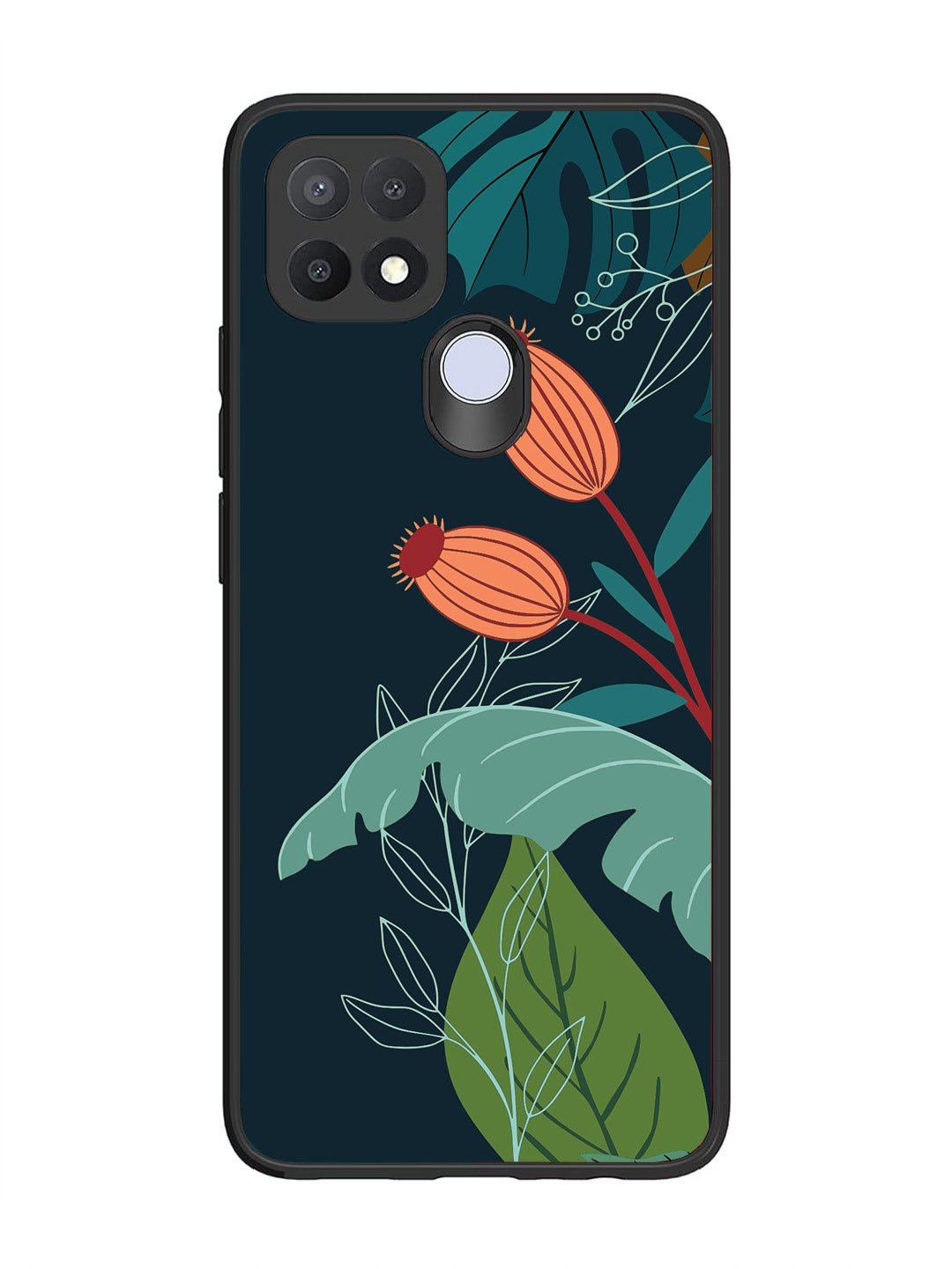Oppo A15 Plant Illustration