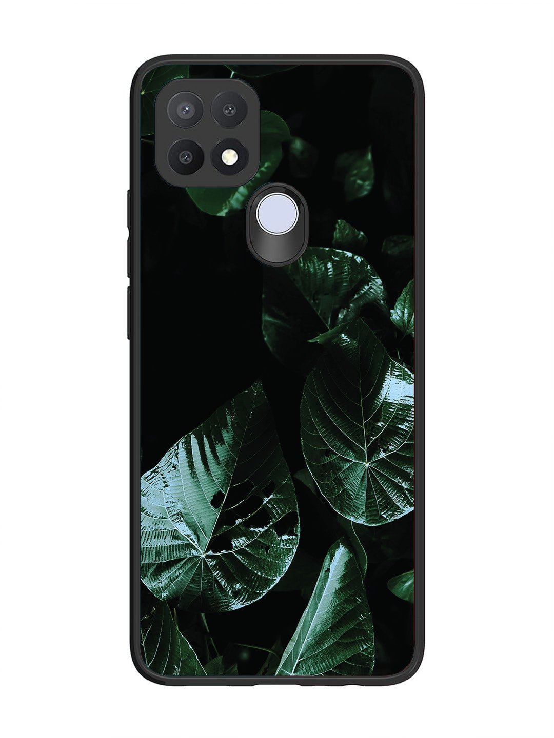 Oppo A15 Leafs at night
