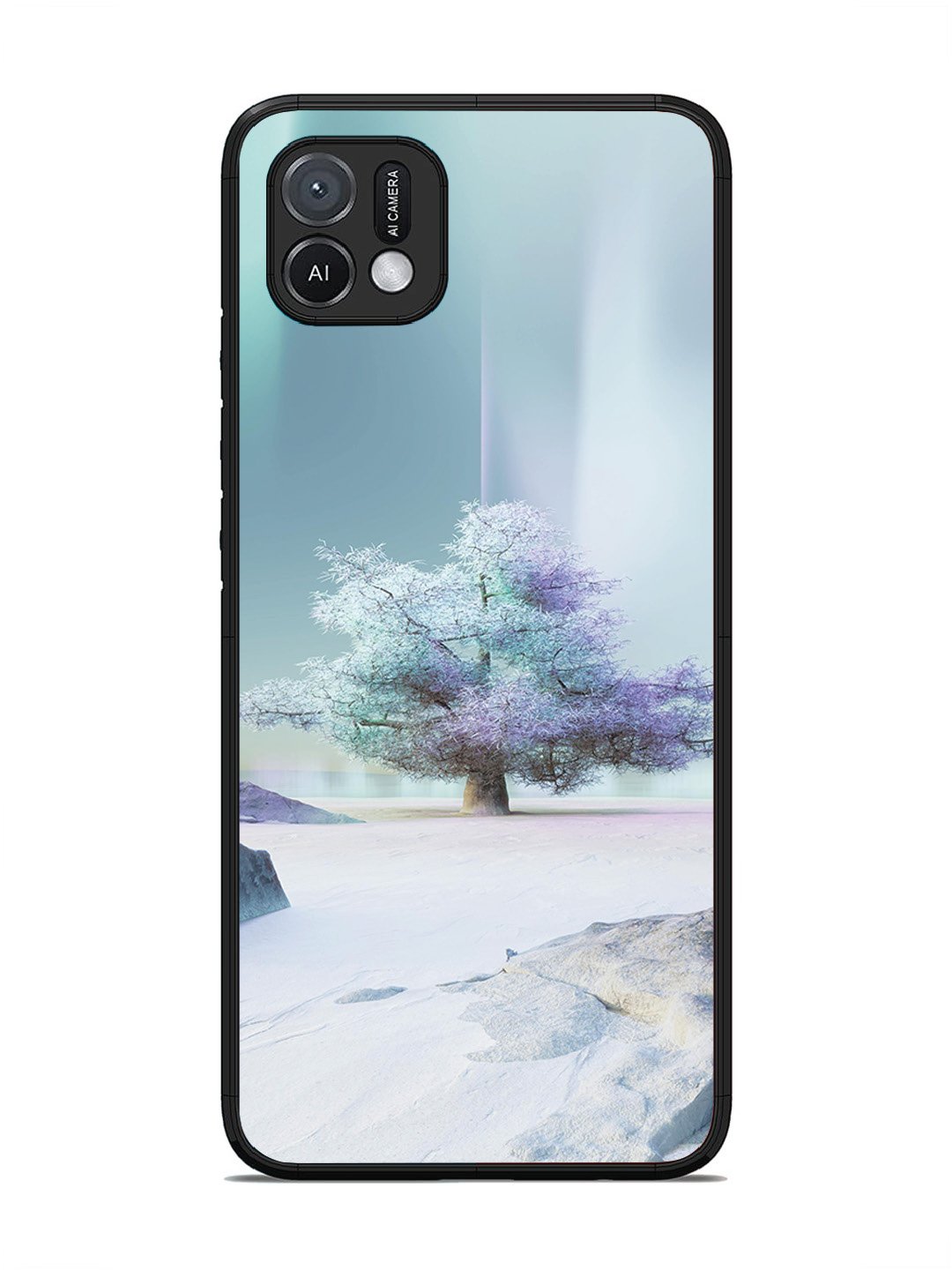 Oppo A16K Tree on lceland