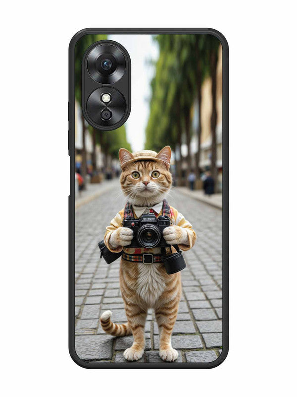 Oppo A17 Cat as Cameraman