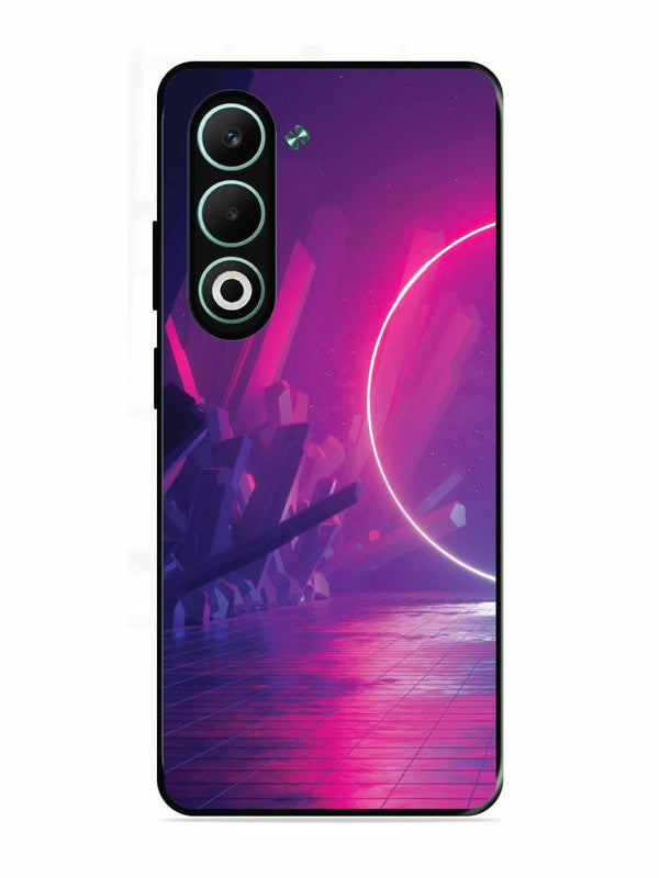 Oppo A5 5G abstract with Neon Light