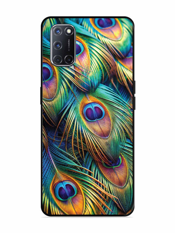 Oppo A52 peacock feather