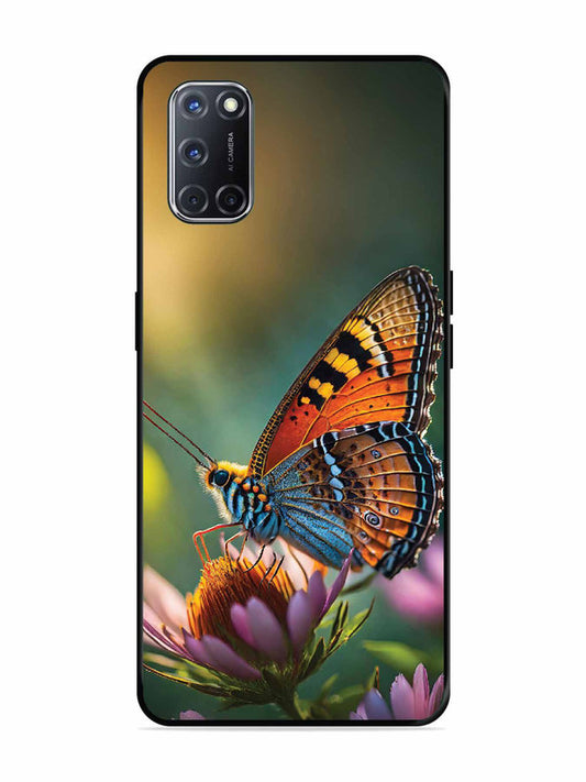 Oppo A52 Golden Hour Monarch Butterfly