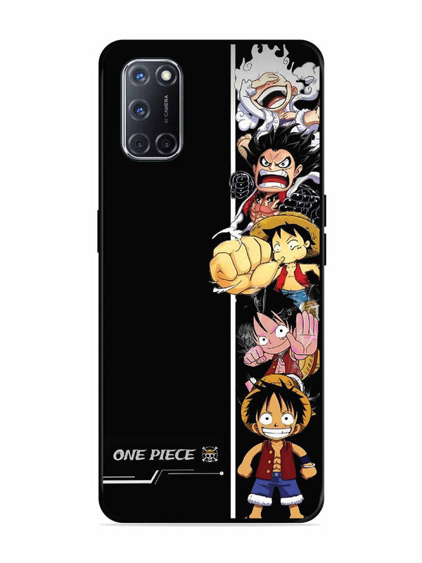 Oppo A52 Luffy Evolution Gear 5 Anime Art