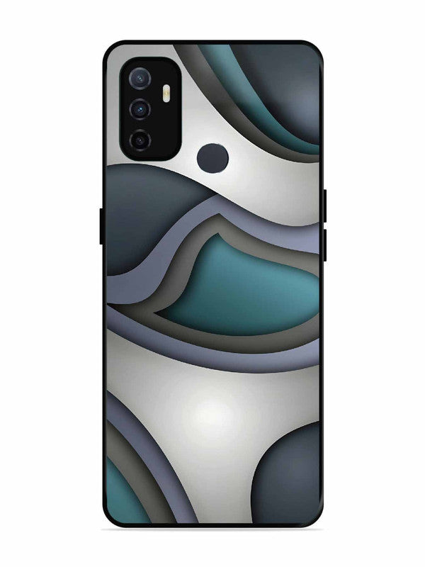 Oppo A53 Slate Blue Gradient Wave
