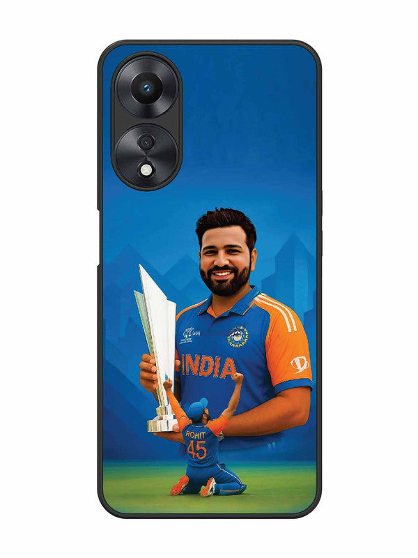 Oppo A58 5G Rohit Sharma Cricketer