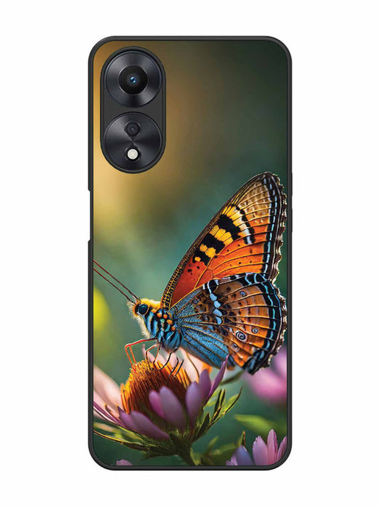 Oppo A58 5G Golden Hour Monarch Butterfly
