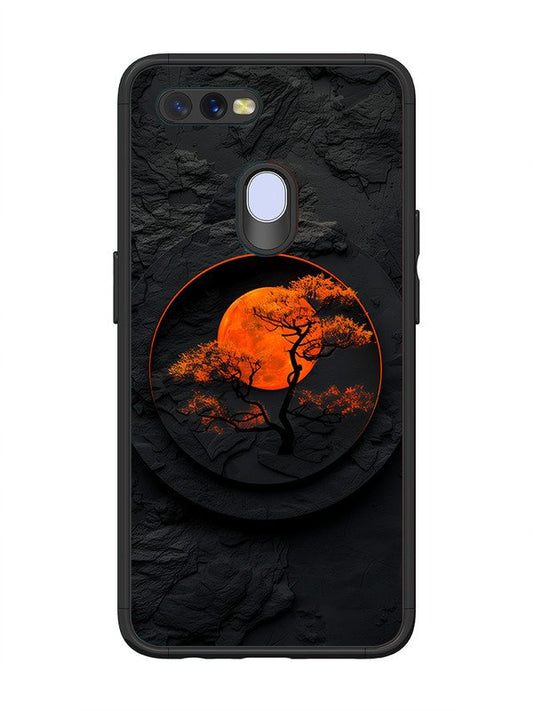 Oppo A7 Dark knight Red Moon