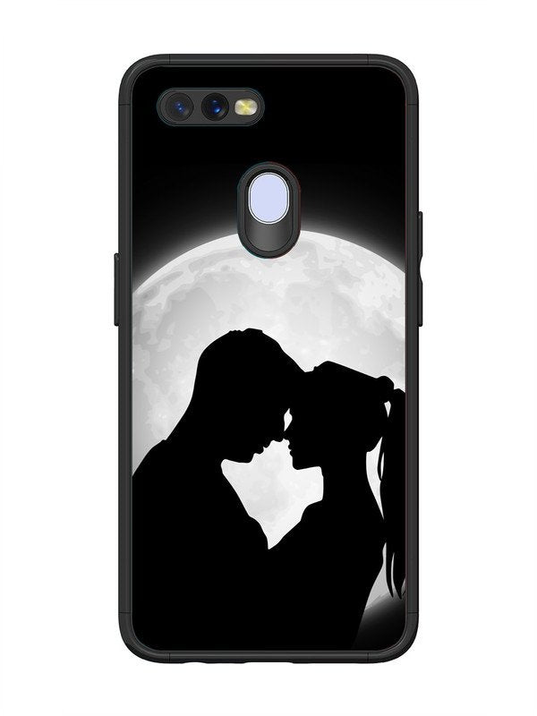 Oppo A7 Couple on Moon