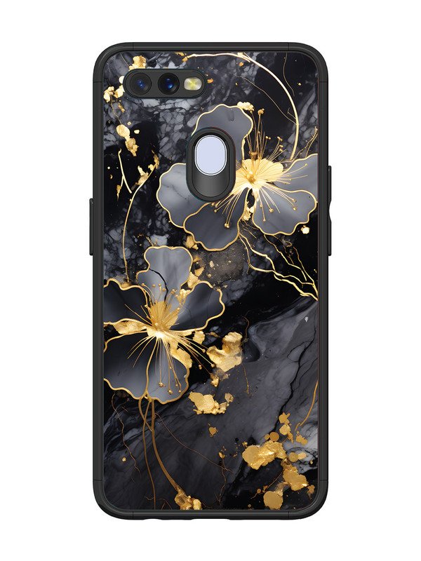 Oppo A7 Dark Flowars