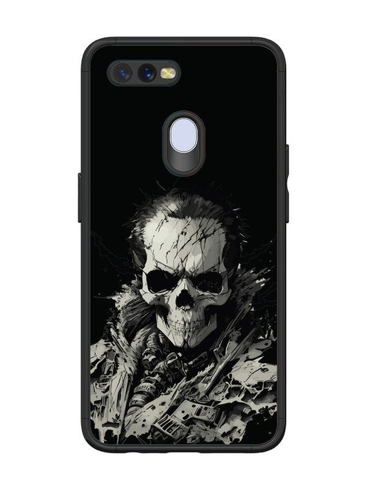 Oppo A7 Dangeruous Skull