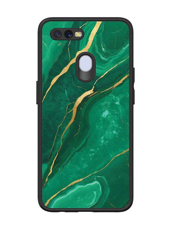Oppo A7 Citrus Green Marble