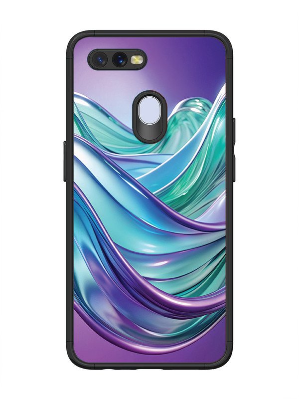 Oppo A7 Mystic Purple Wave