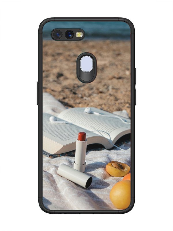 Oppo A7 Lipstick & Book