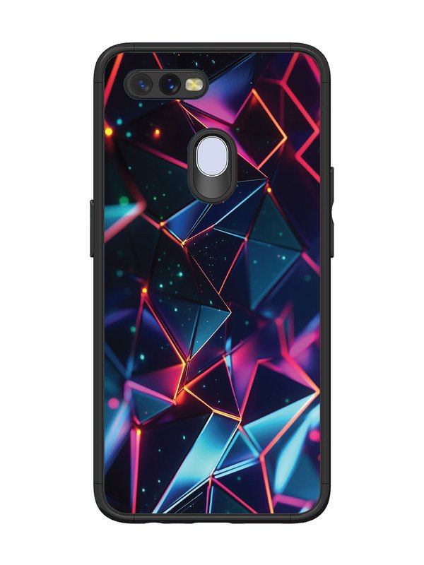 Oppo A7 3D Abstract Polygon