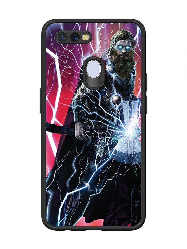 Oppo A7 thor stormbreaker hammer lightning