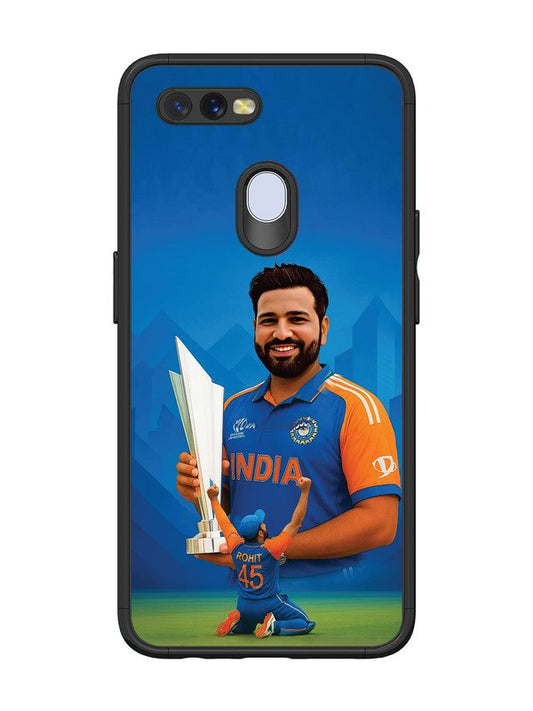 Oppo A7 Rohit Sharma Cricketer