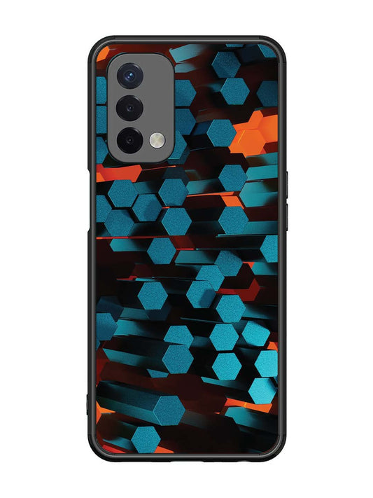 Oppo A74 5G Hexagon 3D Abstract