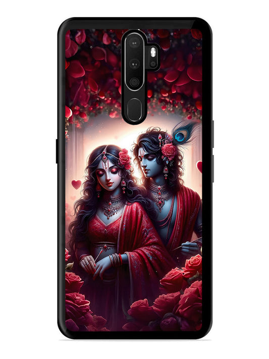 Oppo A9 2020 Couples in Red theme like Radha Krishna