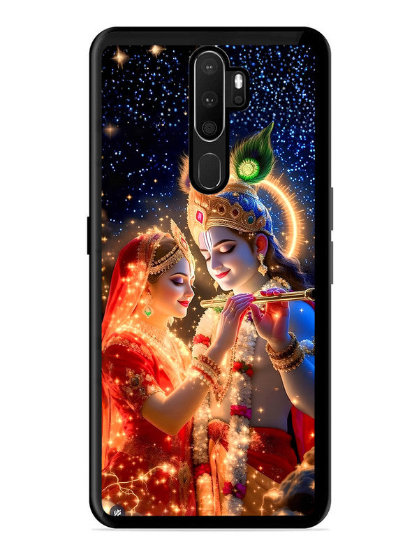 Oppo A9 2020 Radha Krishna posing with flute