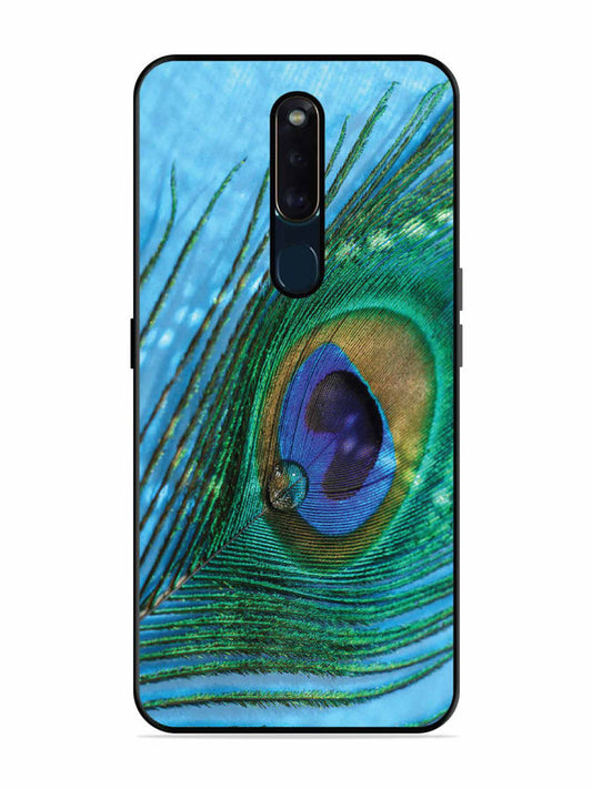 Oppo F11 Pro A drop on Peacock Feather