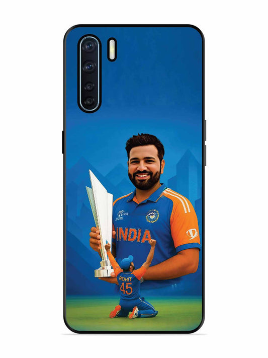 Oppo F15 Rohit Sharma Cricketer