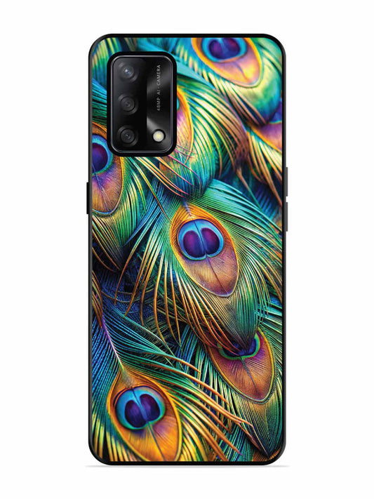 Oppo F19 peacock feather