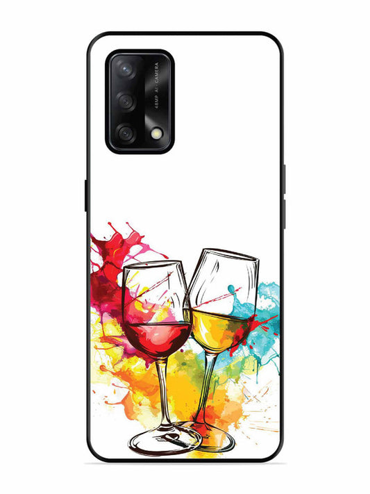 Oppo F19S Colorful wine glasses