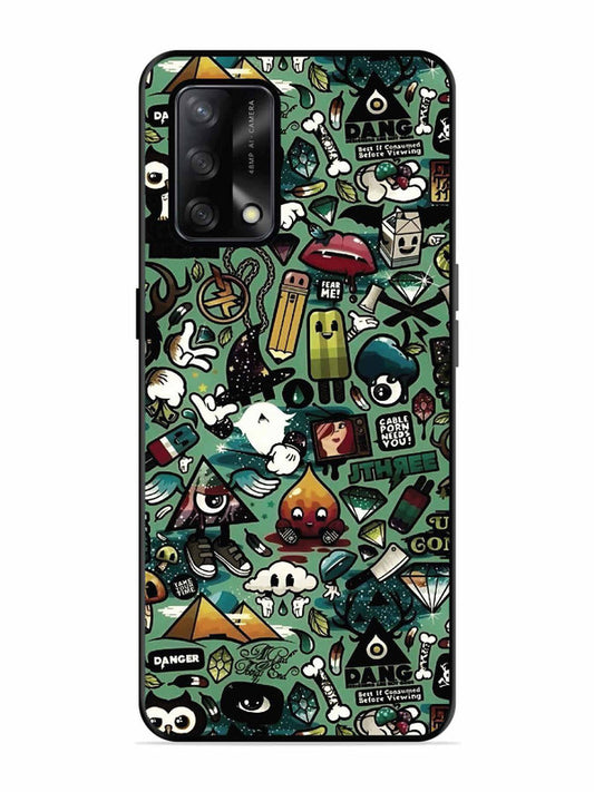 Oppo F19S Pop Art Doodle Graffiti Collage