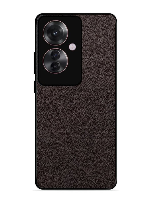 Oppo F25 Pro 5G Print of Brown Leather Pattern