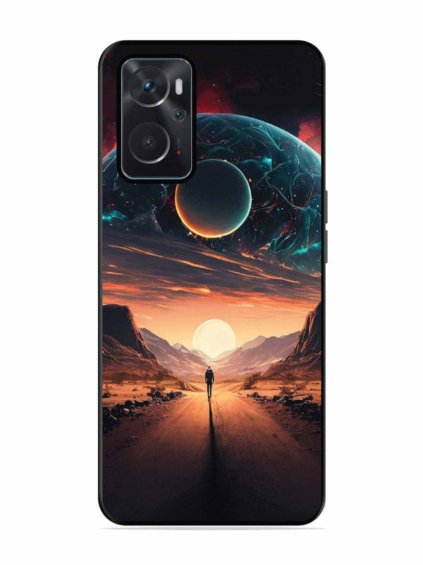 Oppo K10 4G Sunset with space scene