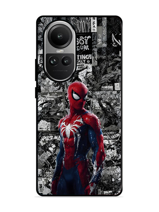 Oppo RENO 10 5G Spiderman Highlighted on News Paper