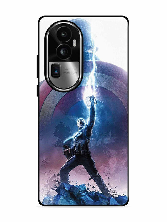 Oppo RENO 10 Pro Plus captain america thor hammer lightning