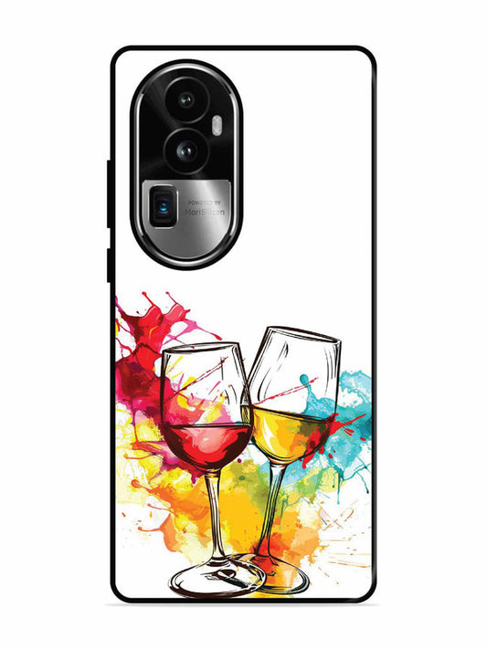 Oppo RENO 10 Pro Plus Colorful wine glasses