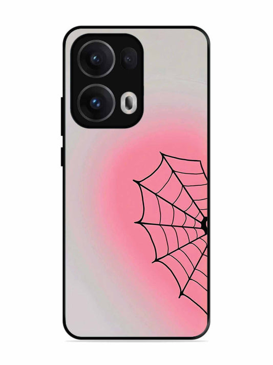 Oppo RENO 13 Pro Spider Web Heart for Girl