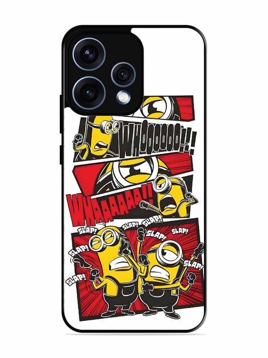 Oppo RENO 15 5G Minions Comic Panel Action