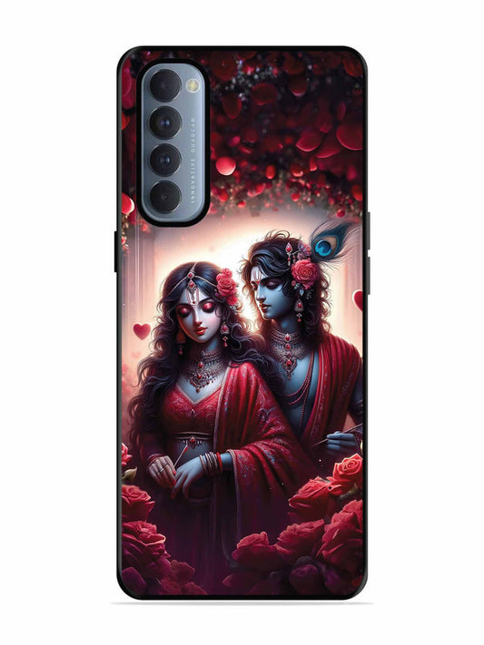Oppo RENO 4 Pro Couples in Red theme like Radha Krishna