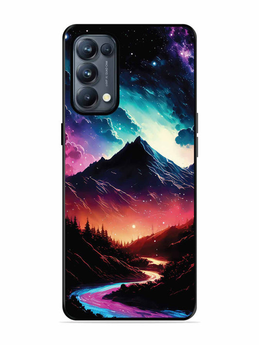 Oppo RENO 5 Pro 5G mountain-valley-Colorful-cloud-at-night